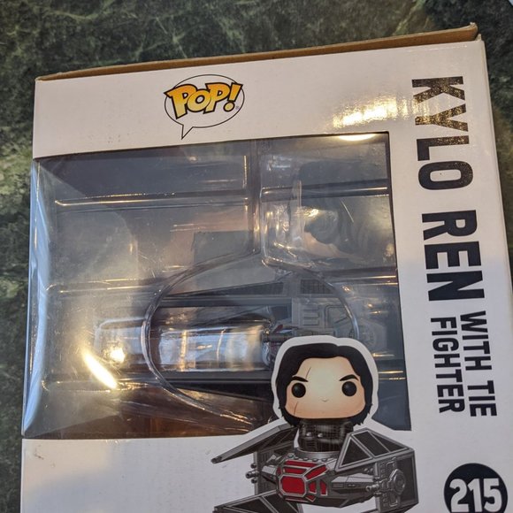 Star Wars Funko Pop! Vinyl - Kylo Ren with Tie Fighter Bobble Head 215 - EUC - Picture 2 of 4